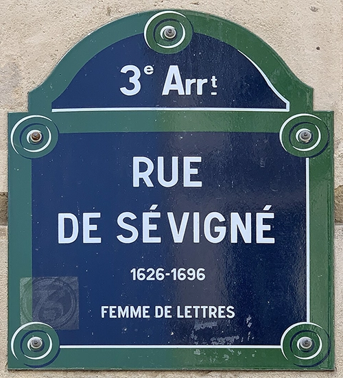 Paaque de la rue de Sévigné à Paris